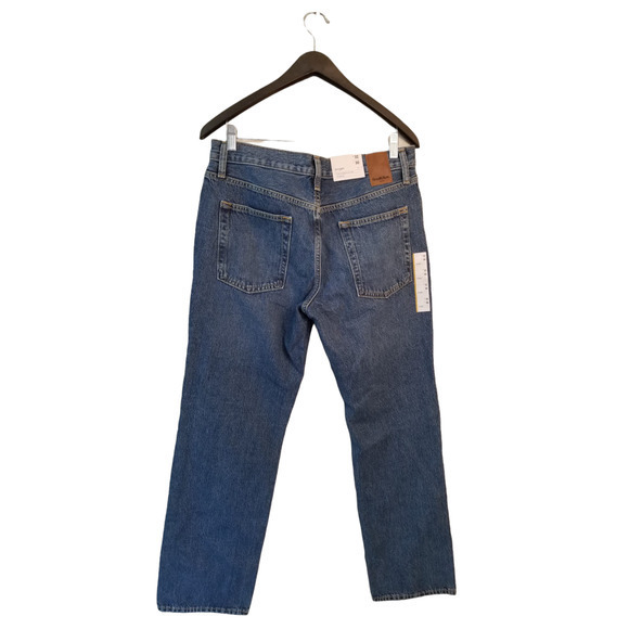 Goodfellow Men's Straight Fit Blue Jeans Regular Size 32x30 - Picture 2 of 8